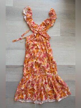 Zara Cut Out Maxi Dress